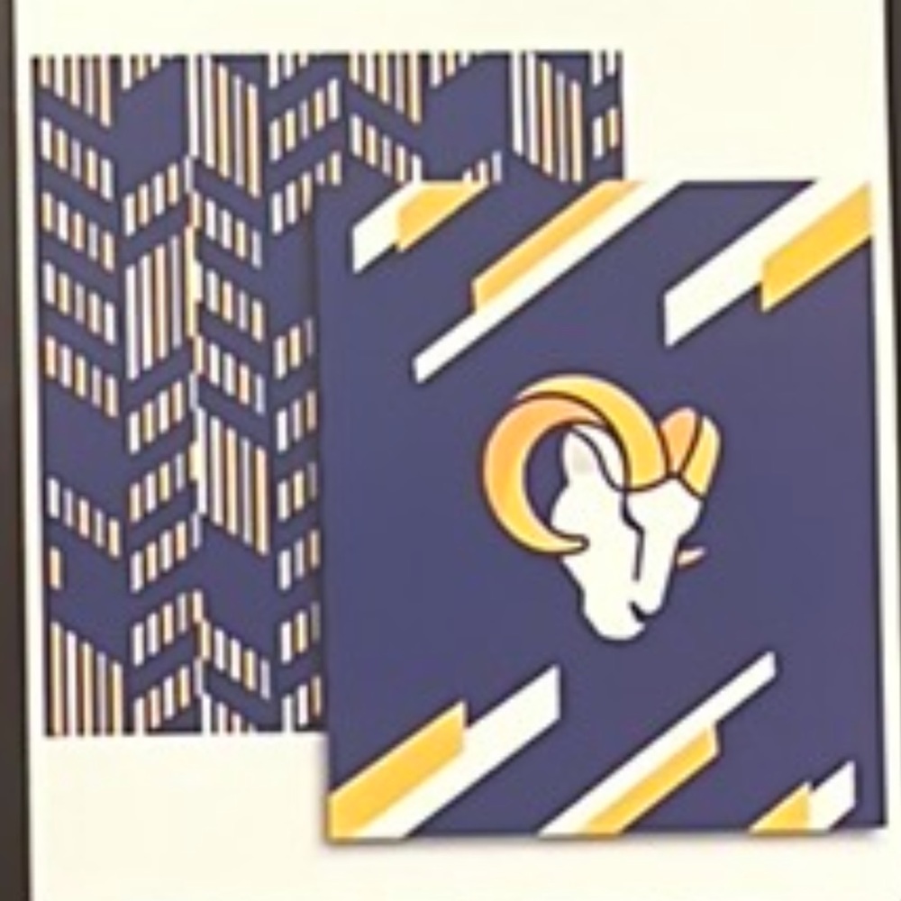 Rams super plush throw 60 in x 70 in